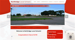 Desktop Screenshot of northridgeschools.org